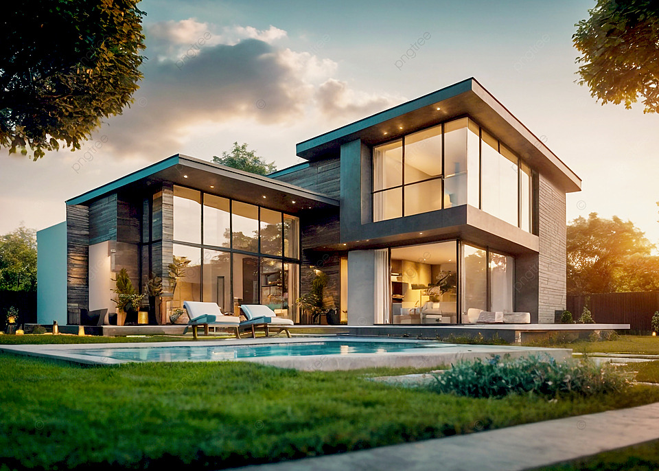 Pngtree Modern Luxury Real Estate Mansion House Image 15842799 1